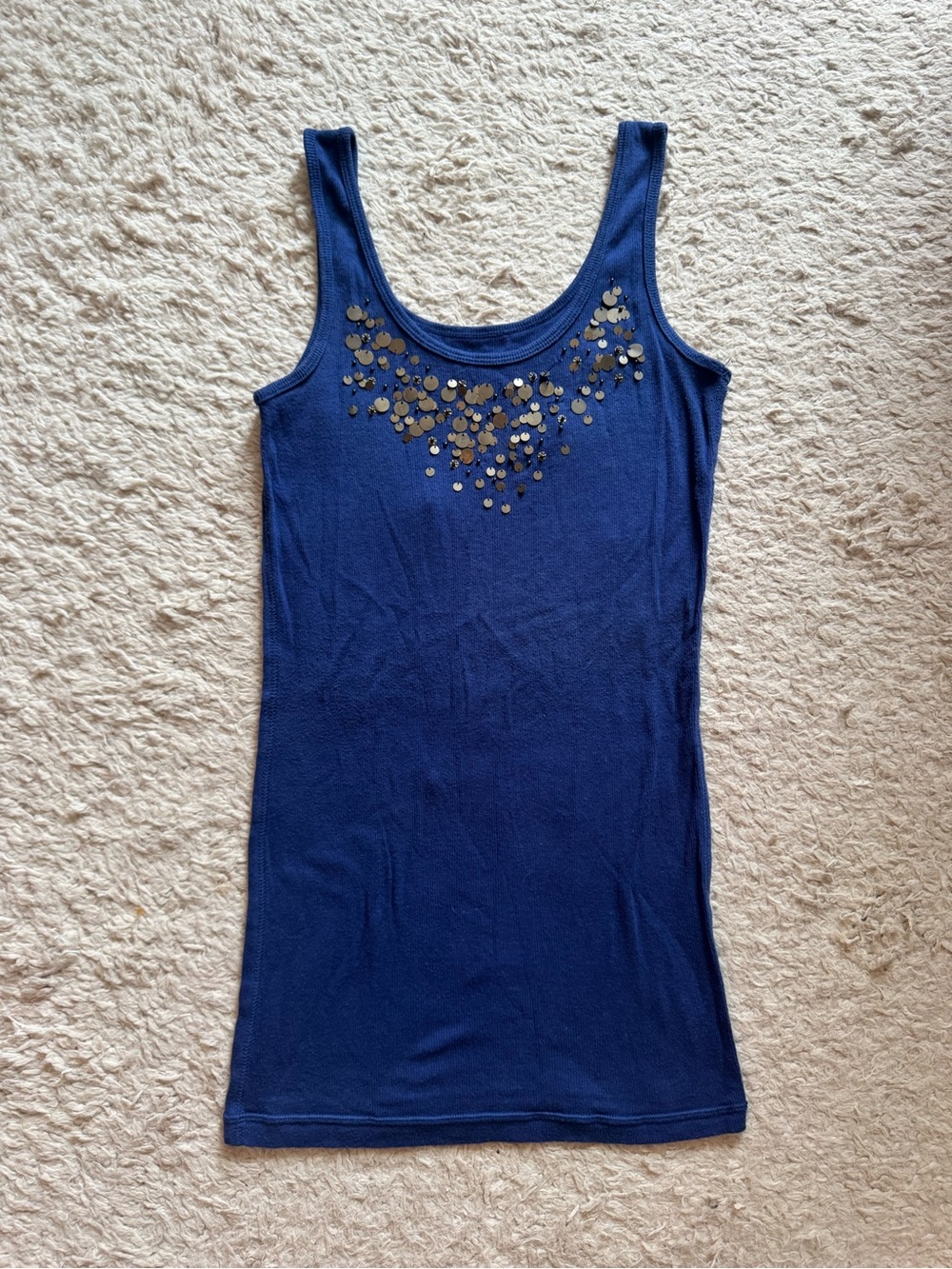 Y2K Charlotte Russe sequin tank